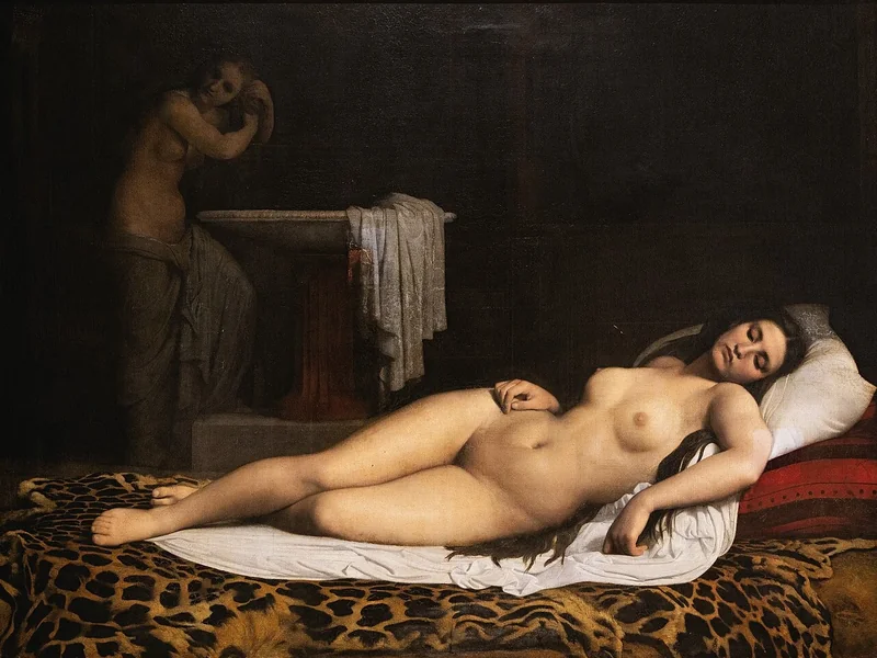 1815-Dominique Papety - L'odalisca